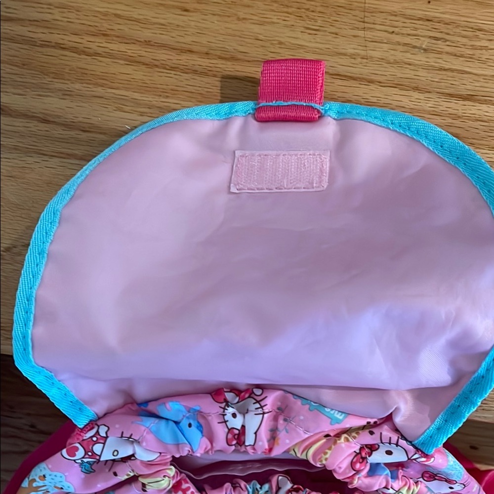 Hello Kitty Pink and Blue Patterned Backpack - Picture 3 of 16